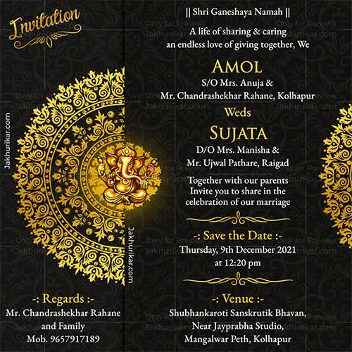 Creative Hindu Wedding Invitation | save the date card maker