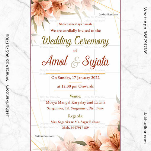 30 Incredible Wedding Invitation Card Design Ideas | Digital Invite